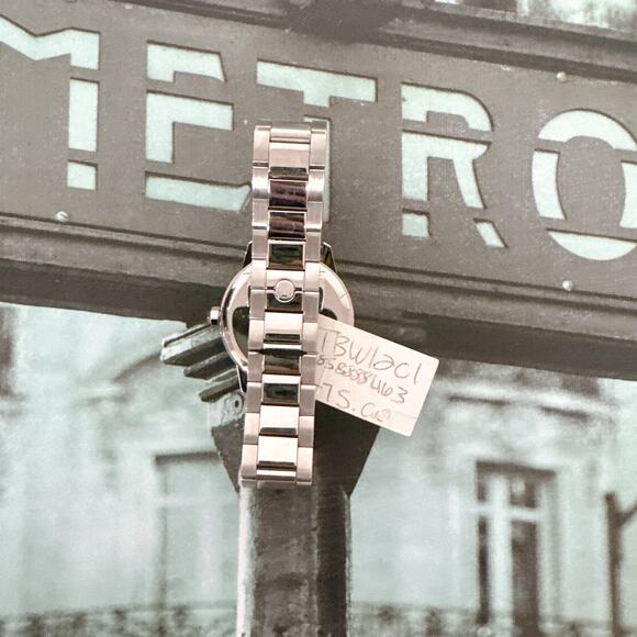 Tory Burch TBW1201 Collins White Dial Stainless Steel Ladies Watch - Picture 4 of 6